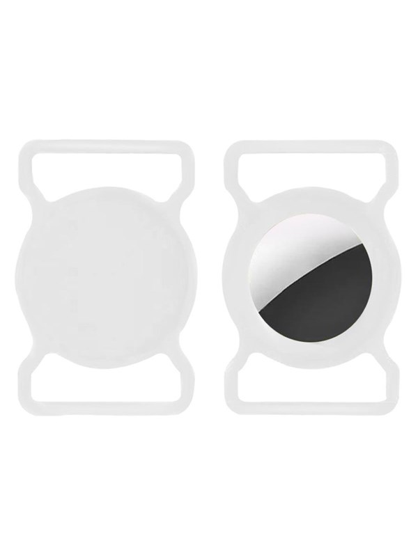 Lippa Collar Holder for AirTag and Smart Finder - White