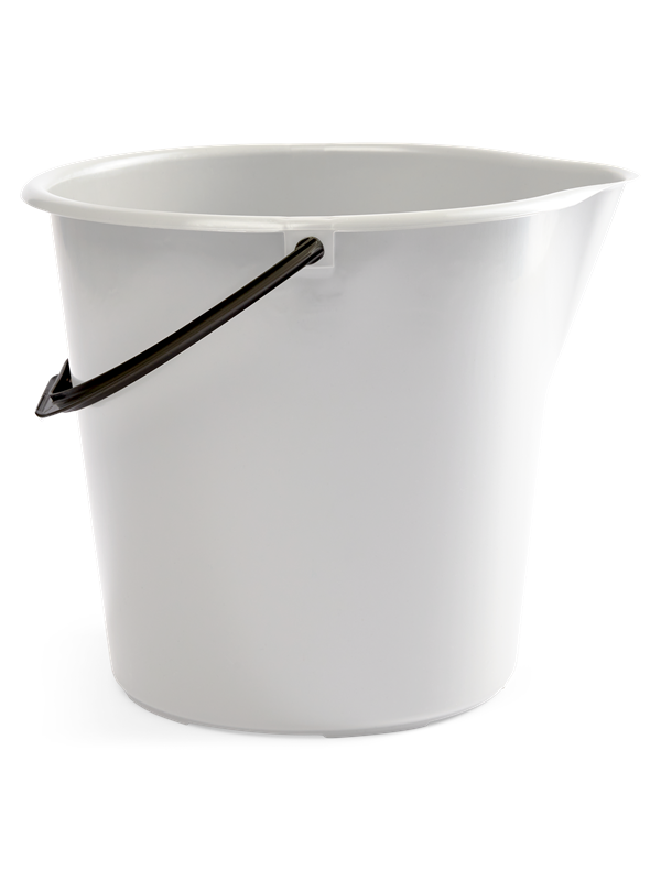 G.Funder Bucket 10 liters white Danish produced