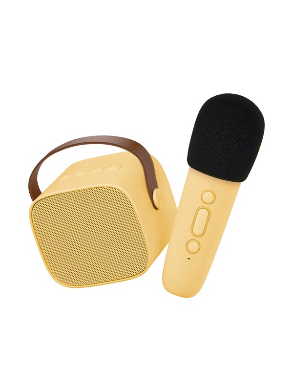 Lalarma Karaoke set - Bluetooth microfoon en luidspreker - Geel