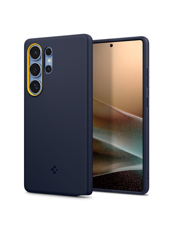 Spigen Nano Pop MagFit Hoesje Geschikt voor Samsung Galaxy S25 Ultra - Back Cover Compatibel met MagSafe / Qi2 - Navy