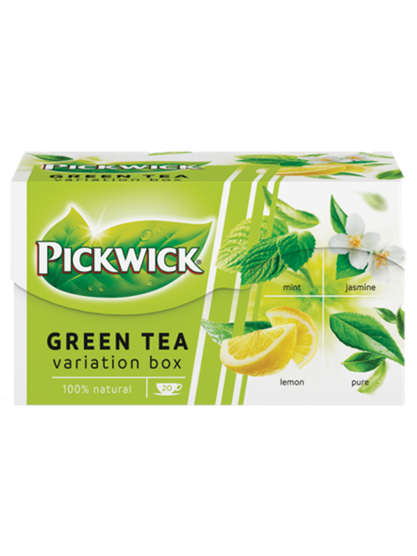 Pickwick Green Tea Variation Box - 20 pcs