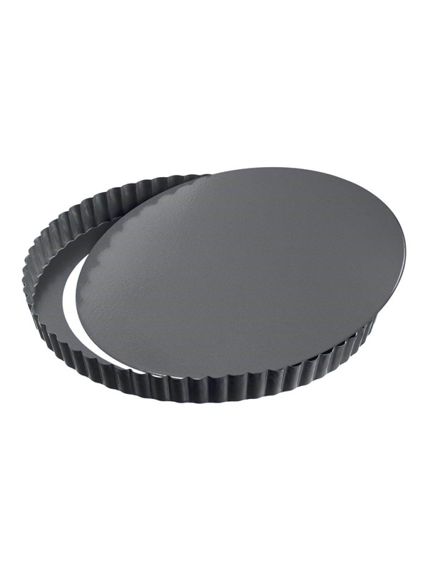 Kaiser Bakplaat La Forme Plus - Quiche mold - 32 cm - 1.9 L - non-stick - black