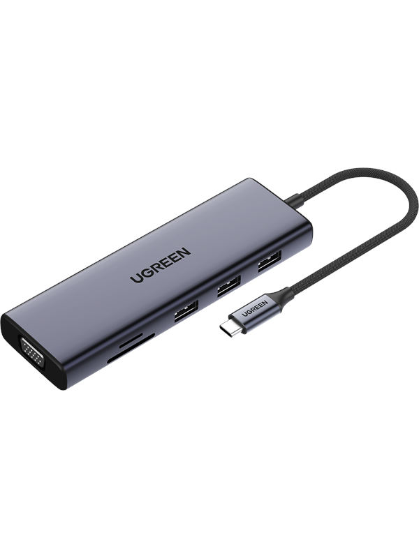 UGREEN – 9-in-1 USB-C hub – 4K HDMI – VGA – Ethernet