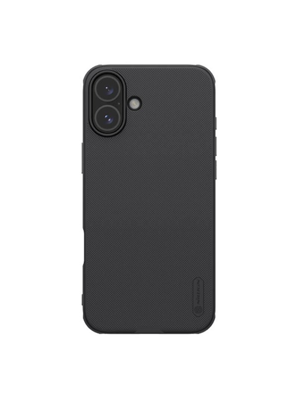 Nillkin Frosted Shield Hoesje Geschikt voor Apple iPhone 16 Plus | Compatibel met MagSafe | Back Cover met Magneet | Zwart