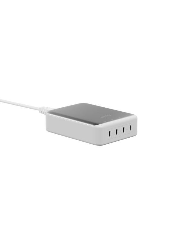 LINQ Connects LQDC240 Oplader - 240W - 4 USB-C Poorten - Compacte GaN2 Oplader - Geschikt voor MacBook Pro/Air, iPhone 15/Pro, iPad Pro, en meer