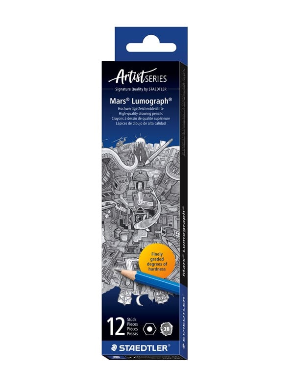 Staedtler 100-3B grafietpotlood 12 stuk(s)