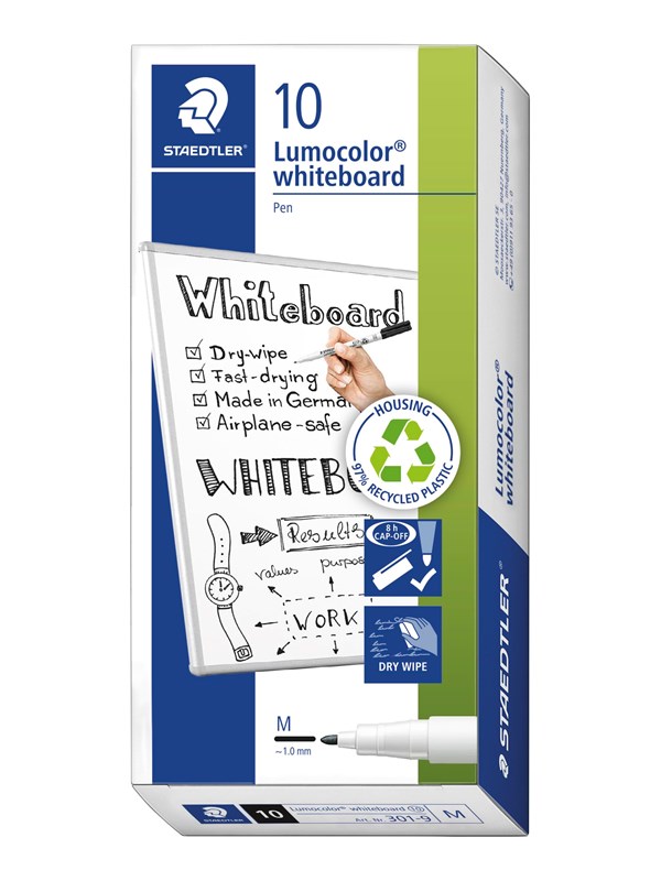 Staedtler Whiteboard pen Lumocolor 10 pcs Red