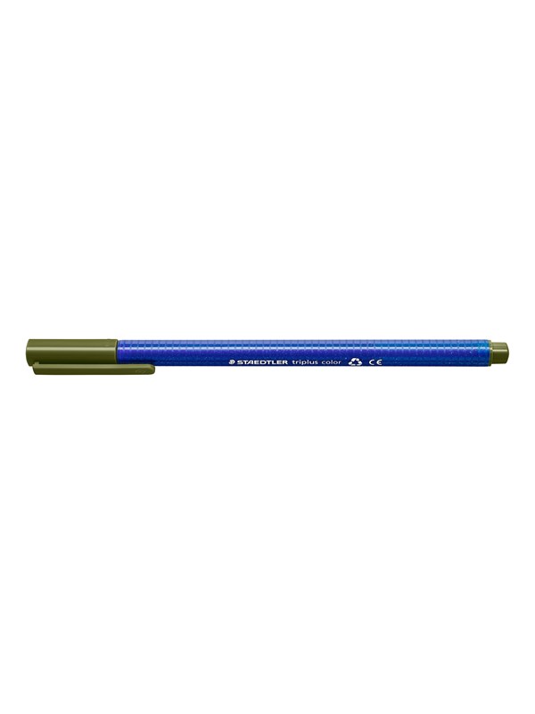 Staedtler Fibre-tip tripl.col rPP.10 pcs olive green