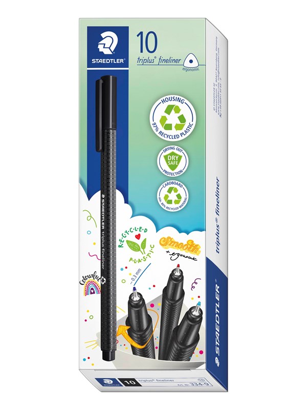 Staedtler Fineliner triplus rPP.10 pcs pale green