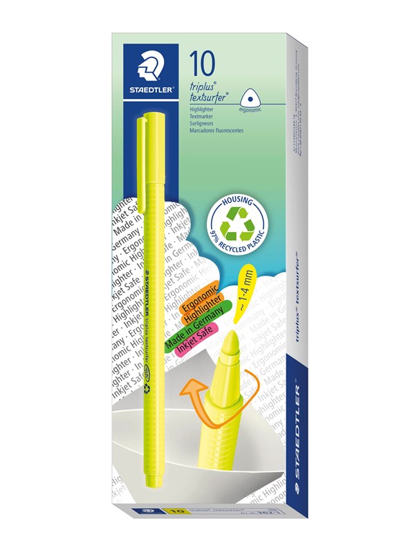 Staedtler Highlighter triplus textsurfer.10 pcs Green