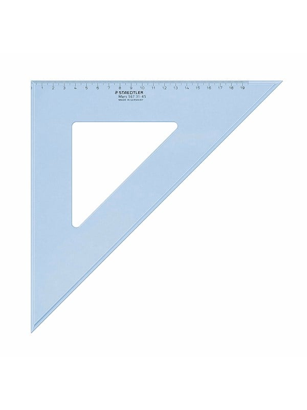 Staedtler Set square 31cm 45/45 degr. transp.