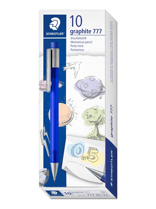 Staedtler Mechanical pencil graph.B 10 pcs 05mm Blue
