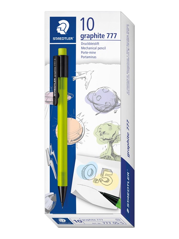 Staedtler Mechanical pencil graph.B 10 pcs 05mmGreen