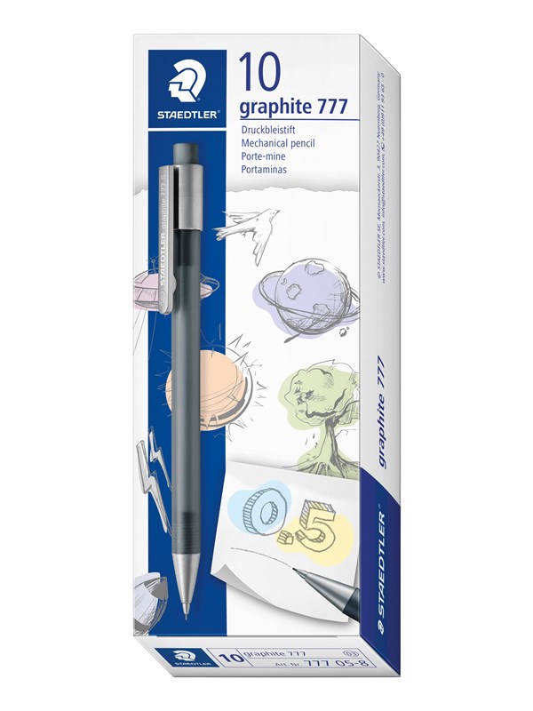 Staedtler Mechanical pencil graph.B 10 pcs 0.5mmGrey