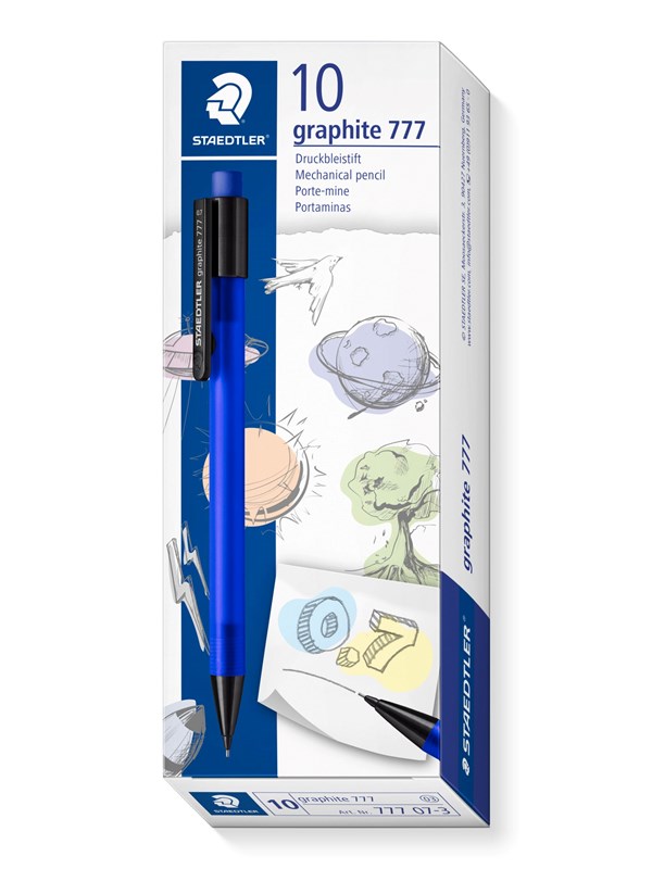 Staedtler Mechanical pencil graph.B 10 pcs 07mm Blue