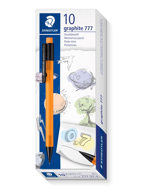 Staedtler Mechanical pencil graph.B 10 pcs 07 Orange