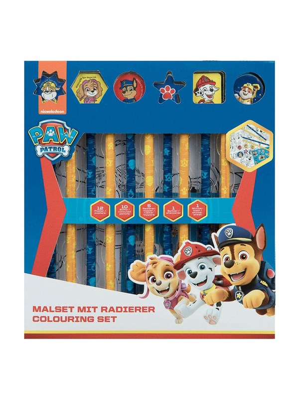 Undercover kleurset PAW Patrol met gummen - creatieve set voor kinderen.