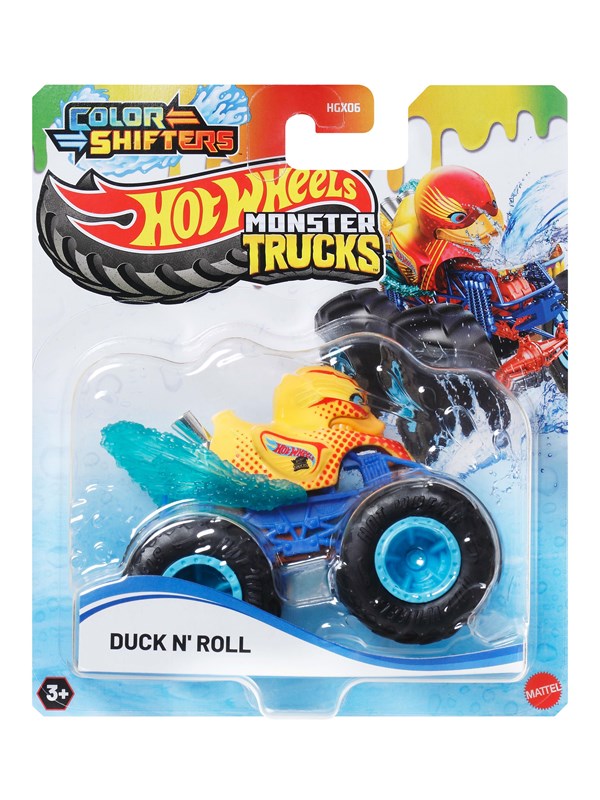 Hot Wheels Monster Trucks Colour Shiffters Duck N' Roll