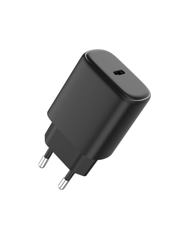 GEAR Charger 220V 1xUSB-C PD 20W - Black