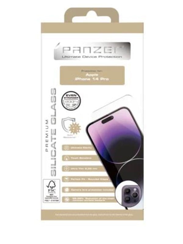 Panzer Full-Fit Silicate Glass - iPhone 14 Pro