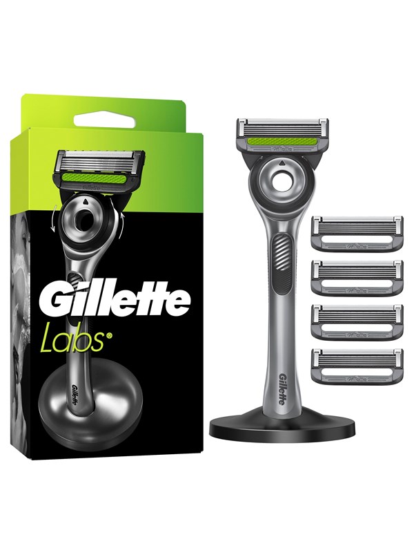 Gillette Labs Razor 5 blades + Stand Silver