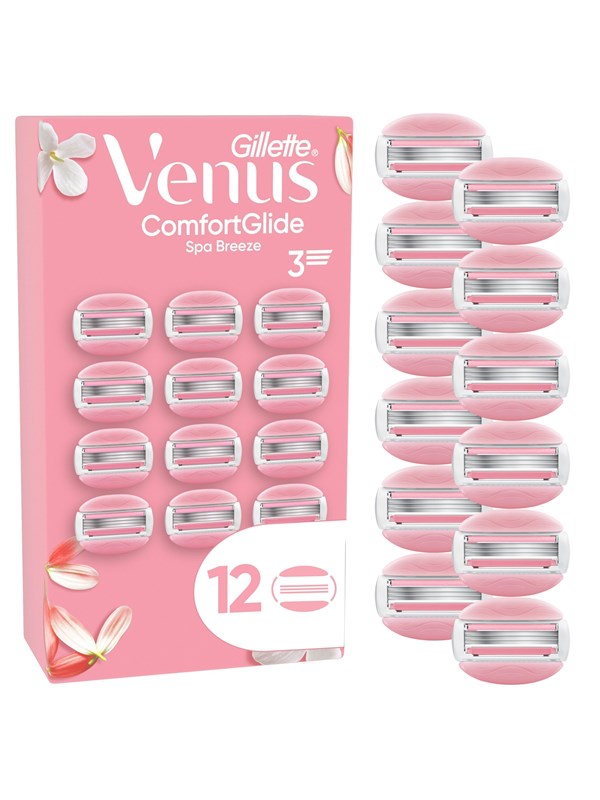 Gillette Venus Comfortglide Spa Breeze Scheermesjes voor Vrouwen - 12 navulmesjes