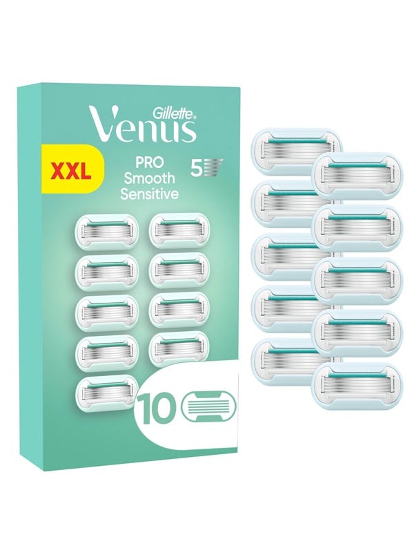 Gillette Venus Scheermesjes Deluxe Smooth Sensitive - 10 Navulmesjes