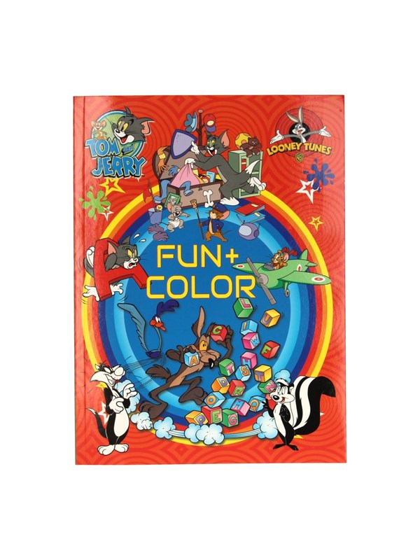 Boek Specials Nederland kleurboek Looney Tunes Tom en Jerry A4 kinderen.