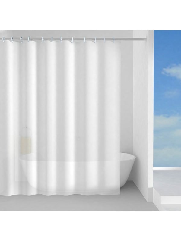 Gedy White shower curtain - 240x200 cm