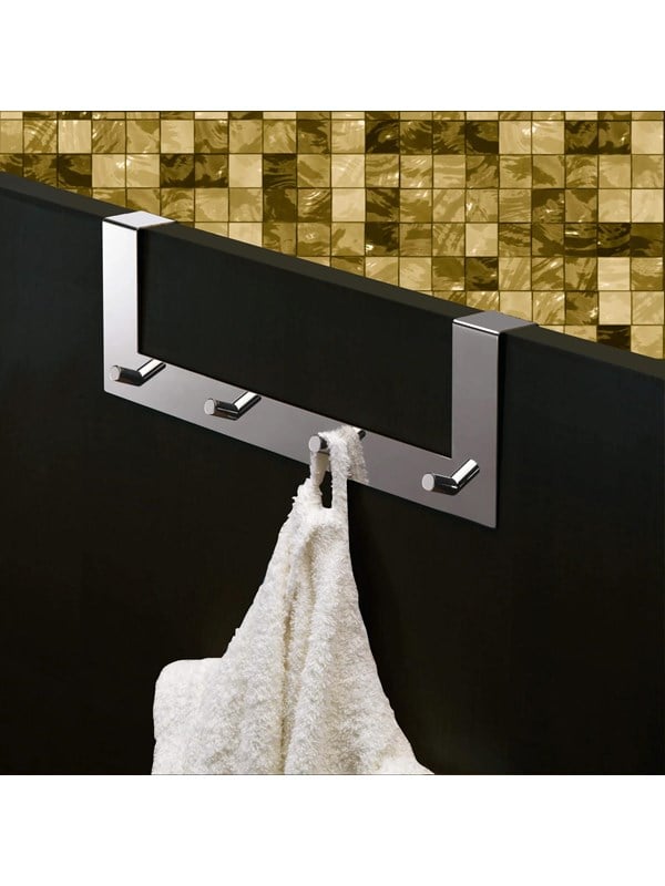 Gedy Coat Rack for Door - Chrome