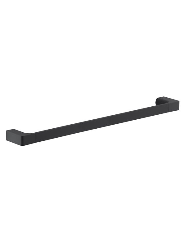 Gedy Pirenei Handdoekhouder 450x66mm, zwart mat
