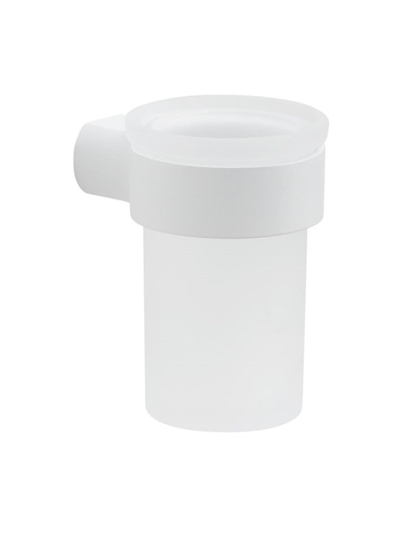 Gedy Pirenei bekerhouder, matglas, wit mat
