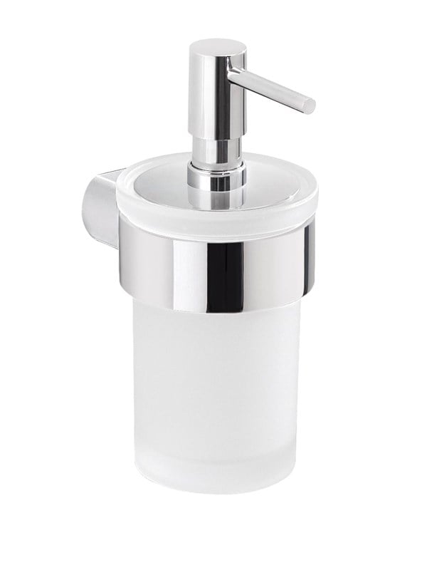 Gedy Pirenei wandzeepdispenser 110 ml, matglas, chroom