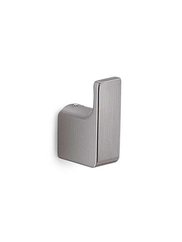 Gedy Piren 2 Hooks - Brushed Steel