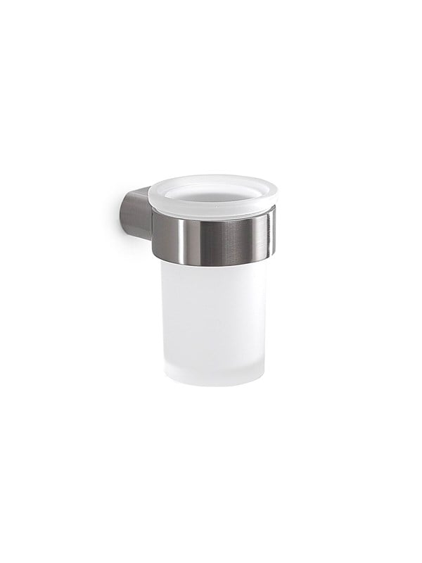 Gedy Piren toothbrush holder - Brushed steel