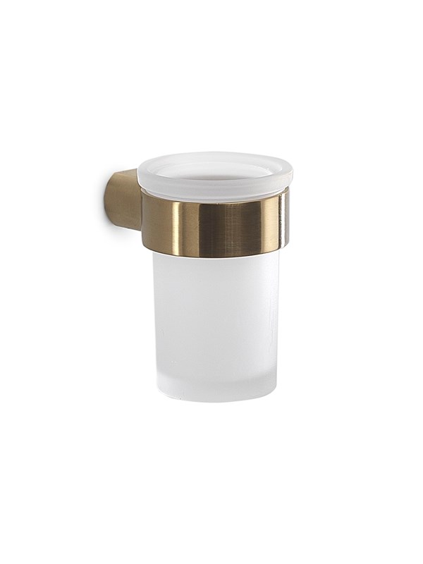 Gedy Piren toothbrush holder - Brushed brass