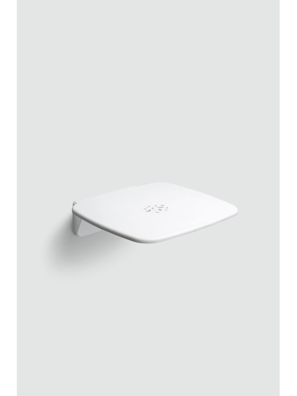 Gedy Wall-mounted folding seat - White
