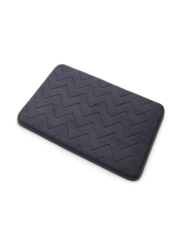 Gedy Mousse bath mat - Memory foam - Anthracite grey 40x60 cm