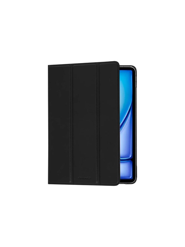 dbramante1928 Bookcase hoesje geschikt voor iPad Air 11 inch (M2)/Air 5 2022/Air 4 2020 - Effen Zwart - Leer