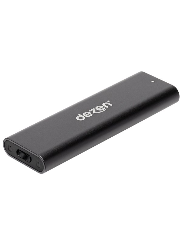 dezen M.2 Premium NVMe Enclosure USB 3.2 Gen 2 - Zwart / Space Grey