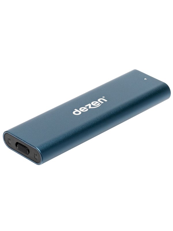 dezen M.2 Premium NVMe Enclosure USB 3.2 Gen 2 - Blauw