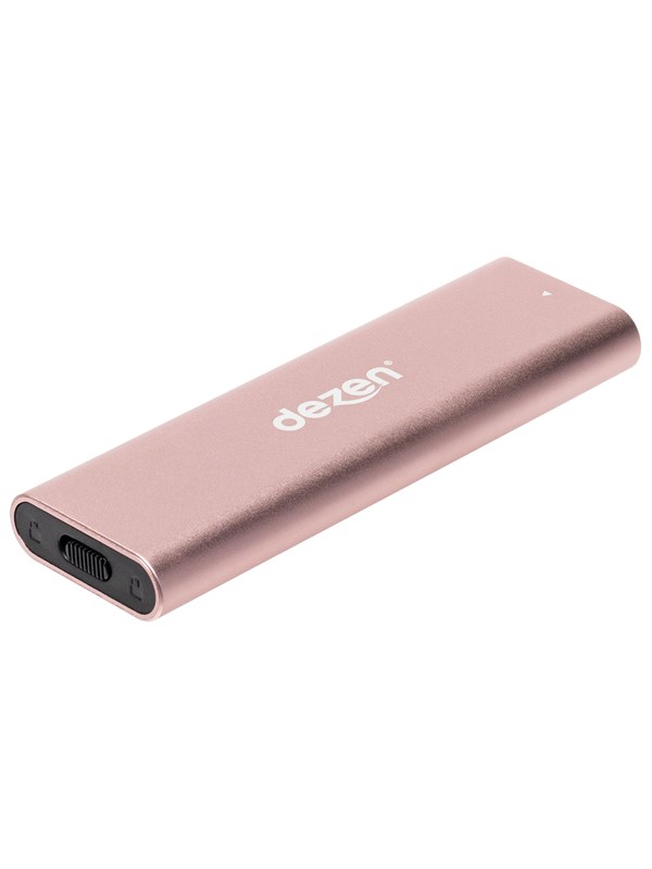 dezen M.2 Premium NVMe Enclosure USB 3.2 Gen 2 - Roze