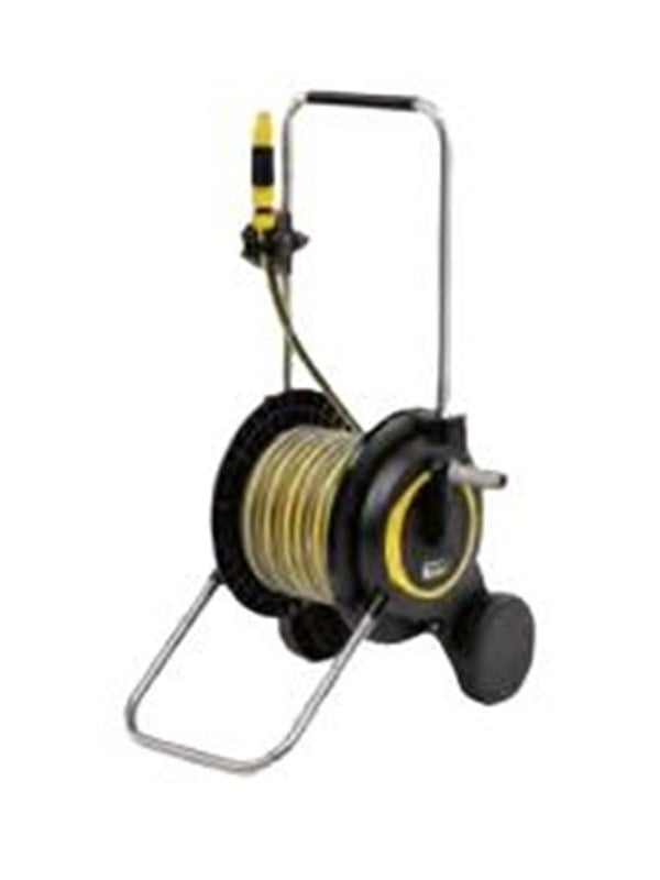 Kärcher HT 3 Slangenwagen Incl. 20 m PrimoFlex tuinslang - Slangcapaciteit (m) 60 (1/2") / 50 (5/8") / 35 (3/4") - Compact en in hoogte verstelbaar - Incl. sproeierhouder - Incl. PrimoFlex tuinslang