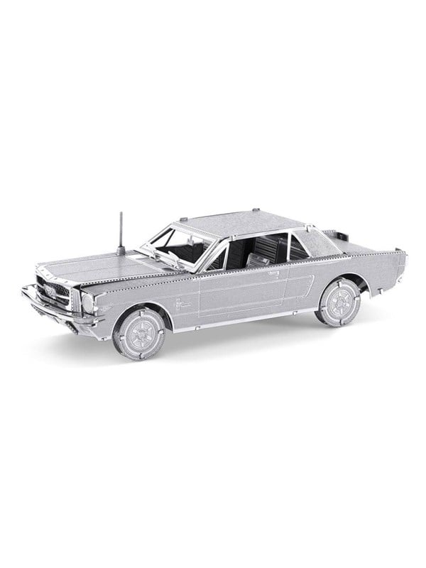 Eureka Metal Earth 1965 Ford Mustang Coupe Silver Edition