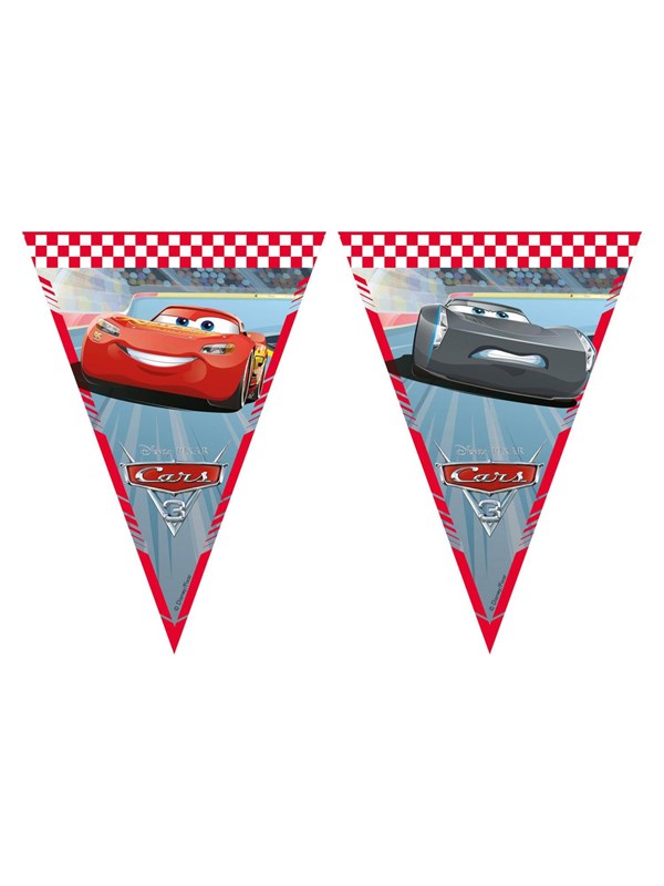Globos Paper Bunting FSC Disney Cars 3 3mtr.