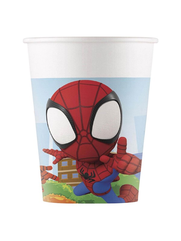 Globos Paper Cups FSC Spidey 8 pcs.