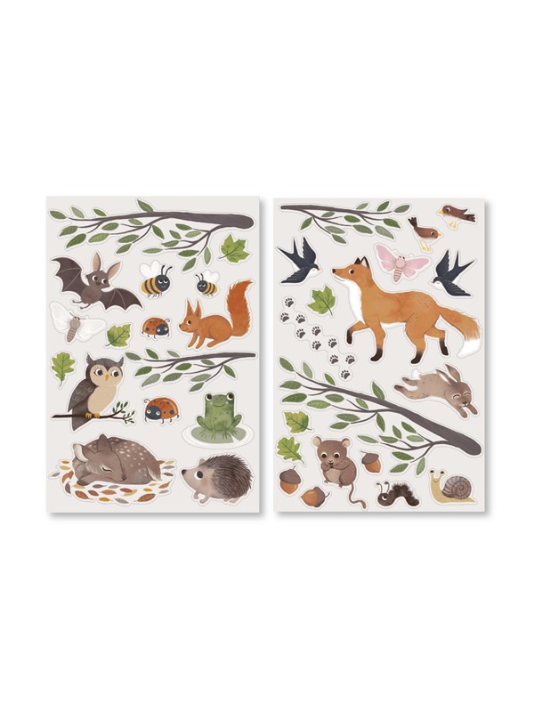 Filibabba Wallstickers - Forest Friends