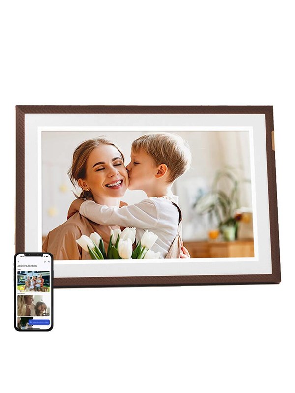 Arzopa D10 Digitaal Fotolijstje (Donkerbruin) 10.1
