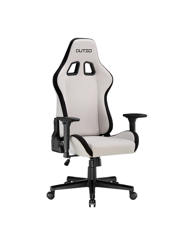 DUTZO E-SPORTS Gaming stoel - Lichtgrijs - Stof - Tot 120 kg
