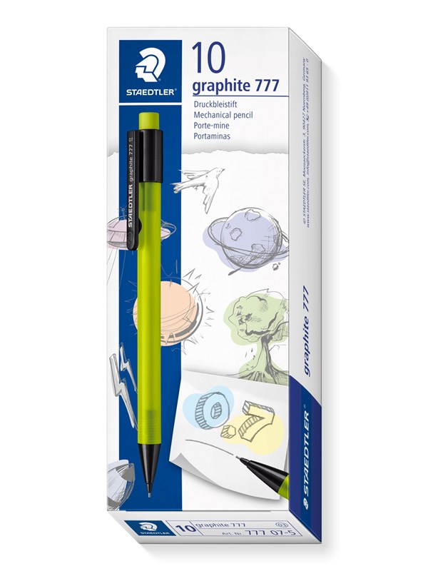 Staedtler Mechanical pencil graph.B 10 pcs 07mmGreen